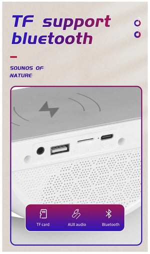 Parlante Carga Inalambrica Bluetooth