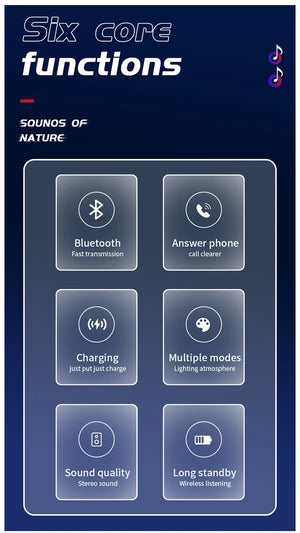 Parlante Carga Inalambrica Bluetooth